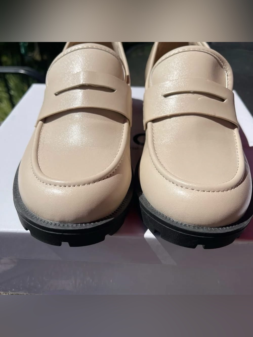 Sincerely Jules Broadmoor Cream Loafers size 7.5 - Picture 6 of 12